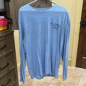 Salt Life Men's Light Blue Long Sleeve Tee